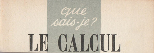 Le calcul